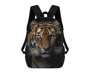 sinyumoney Cool Tiger Animal Portrait Zaino Scolastico Alla Moda Per Studenti, Adatto A Ragazzi E Ragazze, Ideale Per Viaggi All'aperto E Attività Ricreative. 17inch