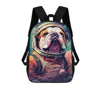sinyumoney Corgi Dog Galaxy Print Zaino Scuola Stampato 3D Per Bambini Borsa Scuola Moda E Casual Per Ragazzi Studenti Di Scuola Elementari E College, Stile: 19, 17"