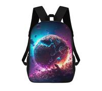 sinyumoney Cosmic Bang Zaino Per La Scuola Stampato in 3D Borsa Scolastica Per Ragazzi E Ragazze Zaino Per Bambini Zaino Da Viaggio 17inch