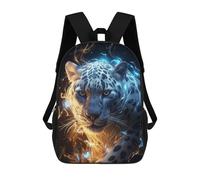 sinyumoney Cosmic Celestial Leopard Zaino Scolastico Per Bambini, Stampato in 3D, Borsa Scolastica Alla Moda, Borsa Scolastica Casual Per Ragazzi, Studenti Delle Scuole Elementari E Medie 17inch