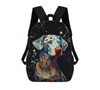 sinyumoney Cosmic Fox in Spacesuit Zaino scolastico di grande formato resistente all'acqua per computer portatile, ideale per viaggi, lavoro e uso quotidiano, Stile 4, 17"