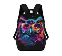 sinyumoney Cosmic Fox in Spacesuit Zaino scolastico di grande formato resistente all'acqua per computer portatile, ideale per viaggi, lavoro e uso quotidiano, Stile-12-1, 17"