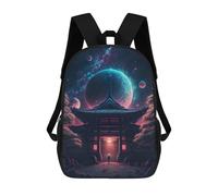 sinyumoney Cosmic Gateway Zaino Scolastico Per Bambini Da 17 Pollici, Zaino Casual Da Viaggio Per Ragazzi E Ragazze, Zaino Da Giorno Di Grande Capacità 17inch