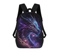 sinyumoney Cosmic Labrador Ritratto-8 Zaini Alla Moda Stampati 3D Borsa Scuola Casual Per Bambini, Ragazzi Studenti Della Scuola Elementari E Del College, Stile: 19, 17"
