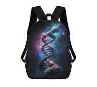 sinyumoney Cosmic Lightning Zaini Per Bambini Zaino Scuola Stampato In 3D Per Bambini Zaini Da Viaggio Borse Per Libri Per Bambini Zaino Scuola, Human Dna In The Space V4, 17"