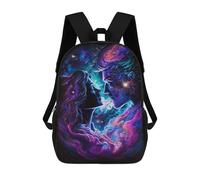 sinyumoney Cosmic Love Connection-4 Zaino Impermeabile Da Viaggio, Borsa Per Computer Per Ragazze Adolescenti, Ragazzi, Donne E Uomini 17inch