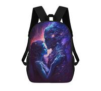 sinyumoney Cosmic Love Connection Zaini Per Bambini, Zaini Scolastici Personalizzati 3D Per Ragazzi E Ragazze, Zaini Scolastici Grandi, Zaini Casual Da Giorno 17inch