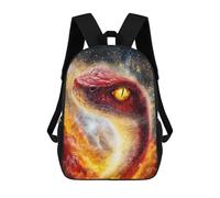 sinyumoney Cosmic Serpent Zaino Per Bambini, Borsa Scolastica Per Ragazzi E Adolescenti, Regalo, Zaino Da Viaggio, Zaino Scolastico, Borsa Per Libri 17inch