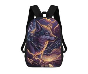 sinyumoney Cosmic Squirrel in Space Zaino scolastico stampato 3D per bambini, stile casual e alla moda, ideale per viaggi e studi., Stile-21, 17"