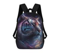 sinyumoney Cosmic Tiger Portrait-36 Zaino Per La Scuola Stampato in 3D Borsa Scolastica Per Ragazzi E Ragazze Zaino Per Bambini Zaino Da Viaggio 17inch