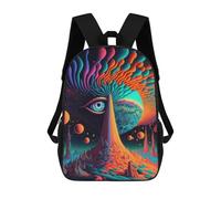 sinyumoney Cosmic Tree Zaino, Borsa Scolastica Stampata in 3D, Borsa Per Il Pranzo Scolastico, Zaino Da Viaggio, Zaino Per Amici, Zaino Scolastico Per Ragazze E Ragazzi 17inch