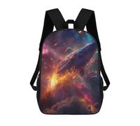 sinyumoney Cosmic Whale Zaino Per Bambini, Borsa Scolastica Per Ragazzi E Adolescenti, Regalo, Zaino Da Viaggio, Zaino Scolastico, Borsa Per Libri 17inch