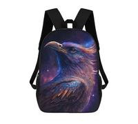 sinyumoney Cosmic Wolf Art Print-2 Zaini Stampati 3D Per Bambini Zaini Alla Moda E Casual Per Il Giorno Borse Da Viaggio, Zaini All'aperto Per Ragazzi E Ragazze, Stile: 20., 17"