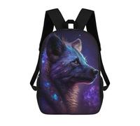 sinyumoney Cosmic Wolf Portrait-29 Zaino Scolastico Grande Resistente All'acqua Per Laptop Per Ragazzi/ragazze/adolescenti 17inch