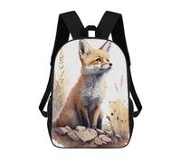 sinyumoney Cute Baby Fox Painting Zaino Per La Scuola Stampato in 3D Borsa Scolastica Per Ragazzi E Ragazze Zaino Per Bambini Zaino Da Viaggio 17inch