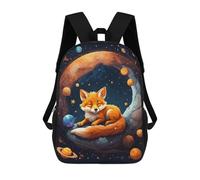 sinyumoney Cute Baby Fox Zaino Per Bambini Stampato in 3D Zaino Scolastico Per Bambini Zaini Da Viaggio Per Bambini Borse Per Libri Ad Alta Capacità Zaino Per Bambini Zainetto 17inch
