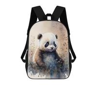 sinyumoney Cute Baby Panda Painting Zaino Scolastico Stampato in 3D, Borse Scolastiche Per Ragazzi E Ragazze, Zaino Per Laptop Per Bambini/studenti/adulti 17inch