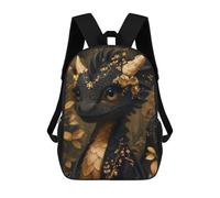 sinyumoney Cute Black Chibi Dragon Zaini Casual Per Bambini, Borse Scolastiche Per Ragazzi E Ragazze, Zaini Per Libri, Zaini 17inch