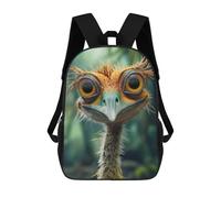 sinyumoney Cute Cartoon Ostrich Zaini Per Bambini, Zaino Scolastico Alla Moda, Borsa Scolastica Stampata in 3D Per Ragazzi, Studenti Delle Scuole Elementari E Medie 17inch