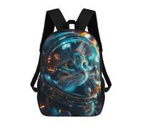 sinyumoney Cute Cat Astronaut Zaini Per Bambini, Zaini Scolastici Personalizzati 3D Per Ragazzi E Ragazze, Zaini Scolastici Grandi, Zaini Casual Da Giorno 17inch