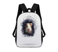 sinyumoney Cute criceto Holding A Seed Zaino Scuola Per Bambini Stampato In 3D, Ideale Per Viaggi E Letture, Per Ragazzi E Studenti Di Primaria, Guinea Pig, 17"
