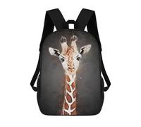sinyumoney Cute Giraffe Zaini Stampati in 3D, Borsa Scolastica Casual Per Bambini, Borsa Scolastica Alla Moda Per Ragazzi, Studenti Delle Scuole Medie 17inch