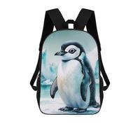 sinyumoney Cute Penguin Watercolor Zaino Per Bambini, Borsa Scolastica Per Ragazzi E Adolescenti, Regalo, Zaino Da Viaggio, Zaino Scolastico, Borsa Per Libri 17inch
