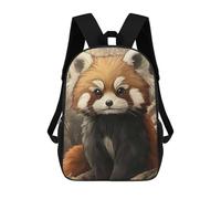 sinyumoney Cute Red Panda Illustration Zaini Casual Per Bambini, Borse Scolastiche Per Ragazzi E Ragazze, Zaini Per Libri, Zaini 17inch