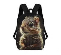 sinyumoney Cute Squirrel Portrait Zaino Per Bambini E Bambine, Zaino Da Giorno, Scuola Primaria, Perfetto Per Il Ritorno A Scuola O Per L'educazione Fisica, Regali E Viaggi 17inch