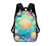 sinyumoney Cute Starry Sky Illustration Zaino Per Bambini, Borsa Scolastica Per Ragazzi E Adolescenti, Regalo, Zaino Da Viaggio, Zaino Scolastico, Borsa Per Libri 17inch