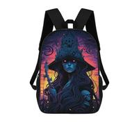 sinyumoney Dark Queen's Crown Zaino Scolastico Per Bambini, Stampato in 3D, Borsa Scolastica Alla Moda, Borsa Scolastica Casual Per Ragazzi, Studenti Delle Scuole Elementari E Medie 17inch