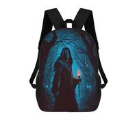 sinyumoney Death in The Dark Forest Zaino Scolastico Per Bambini, Borsa Scolastica Stampata in 3D Per Ragazzi, Studenti Delle Scuole Elementari E Medie 17inch