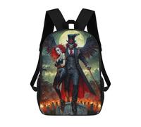 sinyumoney Death Loa Zaino Scolastico Per Bambini, Borsa Scolastica Stampata in 3D Per Ragazzi, Studenti Delle Scuole Elementari E Medie 17inch