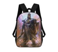 sinyumoney Deus Vult Zaini Per Bambini Zaino Scolastico Borsa Scolastica Stampata in 3D Borsa Scolastica Per Ragazzi Studenti Delle Scuole Elementari E Medie 17inch