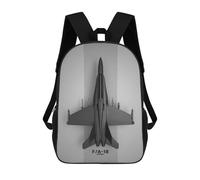 sinyumoney Douglas FA 18 HornetZaino Scolastico Per Bambini, Zaini Stampati in 3D, Zaini Alla Moda Per La Scuola Elementare E Media Per Ragazzi. 17inch