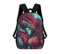 sinyumoney Dragon Armor Fantasy Artwork-6 Zaino Scolastico Zaino Per Bambini Borsa Scolastica Di Grande Capacità Zaino Per Bambini Per La Scuola Zaino 3D Borsa Per Libri Regali Per Bambini 17inch