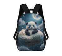 sinyumoney Dreaming Panda Zaino Scolastico Per Bambini Da 17 Pollici, Zaino Casual Da Viaggio Per Ragazzi E Ragazze, Zaino Da Giorno Di Grande Capacità 17inch