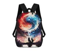 sinyumoney Dreaming Yin And Yang Zaini Casual Per Bambini, Borse Scolastiche Per Ragazzi E Ragazze, Zaini Per Libri, Zaini 17inch