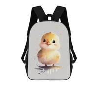 sinyumoney Duck Cute Puppy Zaino Scolastico Stampato in 3D, Borse Scolastiche Per Ragazzi E Ragazze, Zaino Per Laptop Per Bambini/studenti/adulti 17inch