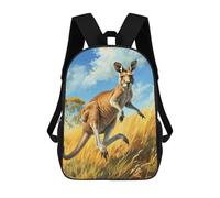 sinyumoney Dynamic Kangaroo Zaino Scolastico Zaino Per Bambini Borsa Scolastica Di Grande Capacità Zaino Per Bambini Per La Scuola Zaino 3D Borsa Per Libri Regali Per Bambini 17inch