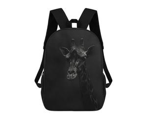 sinyumoney Dystopian Giraffe Portrait Zaini Casual Per Bambini, Borse Scolastiche Per Ragazzi E Ragazze, Zaini Per Libri, Zaini 17inch