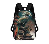 sinyumoney Eagle on Ancient Pagoda Zaini Per Bambini Zaino Scolastico Borsa Scolastica Stampata in 3D Borsa Scolastica Per Ragazzi Studenti Delle Scuole Elementari E Medie 17inch