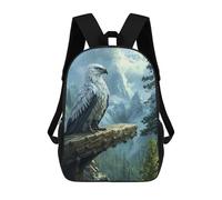 sinyumoney Eagle on Mountaintop Zaino Scolastico Per Bambini, Borsa Scolastica Stampata in 3D Per Ragazzi, Studenti Delle Scuole Elementari E Medie 17inch