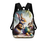 sinyumoney Easter Bunny with Eggs-4 Zaino Scolastico Grande Resistente All'acqua Per Laptop Per Ragazzi/ragazze/adolescenti 17inch