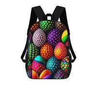 sinyumoney Easter Egg Zaini, Zaino Per Bambini, Borsa Scolastica Per Studenti, Zaini Da Viaggio Stampati in 3D, Zaino Accessorio Moda, Zaini Impermeabili Per Bambini 17inch