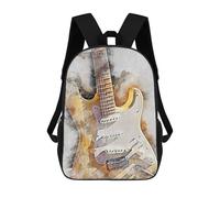 sinyumoney Electric Guitar 6 Zaino Scolastico Borsa Per Lavoro Borsa Per Laptop Resistente Per Ragazzi/Ragazze/Adolescenti 17inch