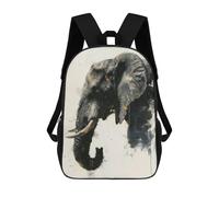 sinyumoney Elephant Grace Zaino Scolastico Per Bambini, Stampato in 3D, Borsa Scolastica Alla Moda, Borsa Scolastica Casual Per Ragazzi, Studenti Delle Scuole Elementari E Medie 17inch