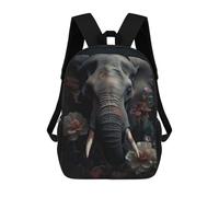sinyumoney Elephant Portrait Zaino Per La Scuola Stampato in 3D Borsa Scolastica Per Ragazzi E Ragazze Zaino Per Bambini Zaino Da Viaggio 17inch