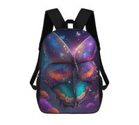 sinyumoney Enchanted Butterfly Garden Zaino Scolastico Per Ragazze E Ragazzi, Zaini Di Grande Capacità, Zaini Leggeri Per Bambini E Studenti 17inch