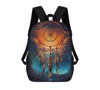 sinyumoney Enchanted Dreamcatcher Sky Zaino Scolastico Stampato in 3D Zaino Scolastico Per Bambini Zaini Scolastici Zaini Da Viaggio Borsa Casual Alla Moda Per Bambini Studenti Scolastici 17inch
